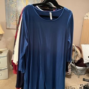 Zenana long sleeve tunic 3x